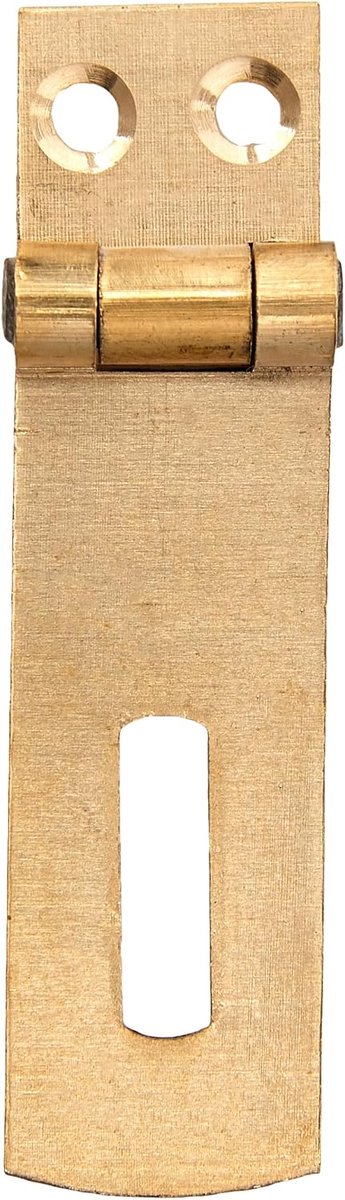 BH02551 Massief messing veiligheidshasp en nietje, 50 mm (2 inch)