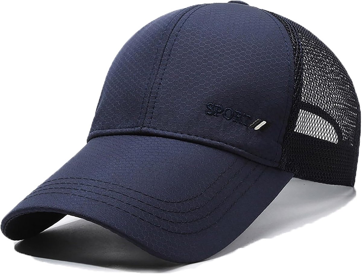 Honkbalpet Unisex Zomer Mesh-achterkant,Heren Baseball Pet Ademend Zonnebescherming,Zomerhoeden voor Dames Casual,Zonnehoed voor Heren Verstelbaar Lichtgewicht,Sportpetten voor Heren Hardlopen