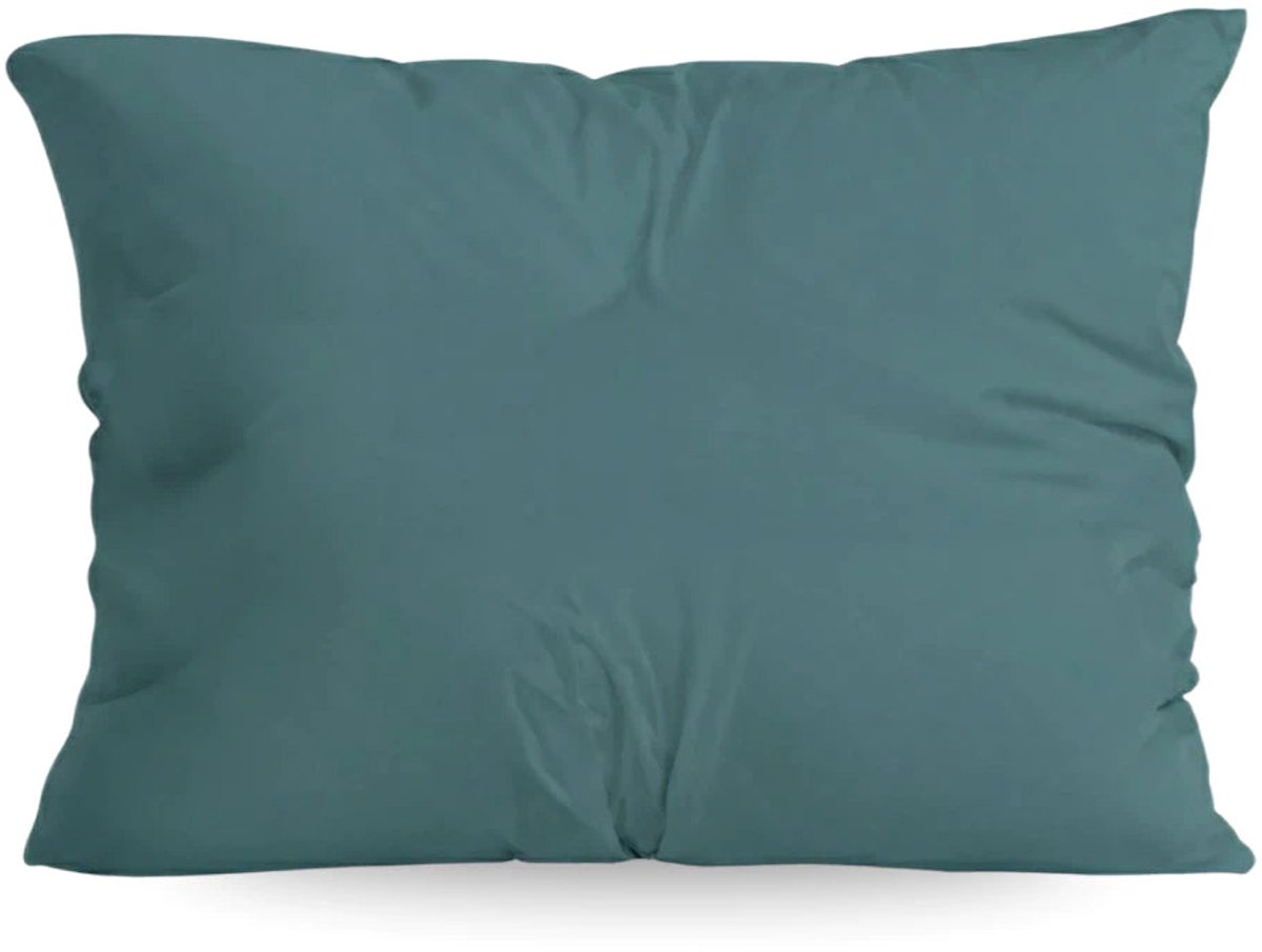 Zelesta Comfort Uni kussenslopen set van 2 - Zeegroen 80x80cm