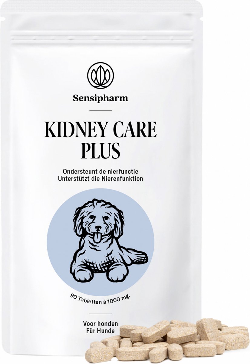 Sensipharm® Kidney Care Plus Hond - Natuurlijk Nier Supplement bij oa Nierfalen - 90 Tabl.