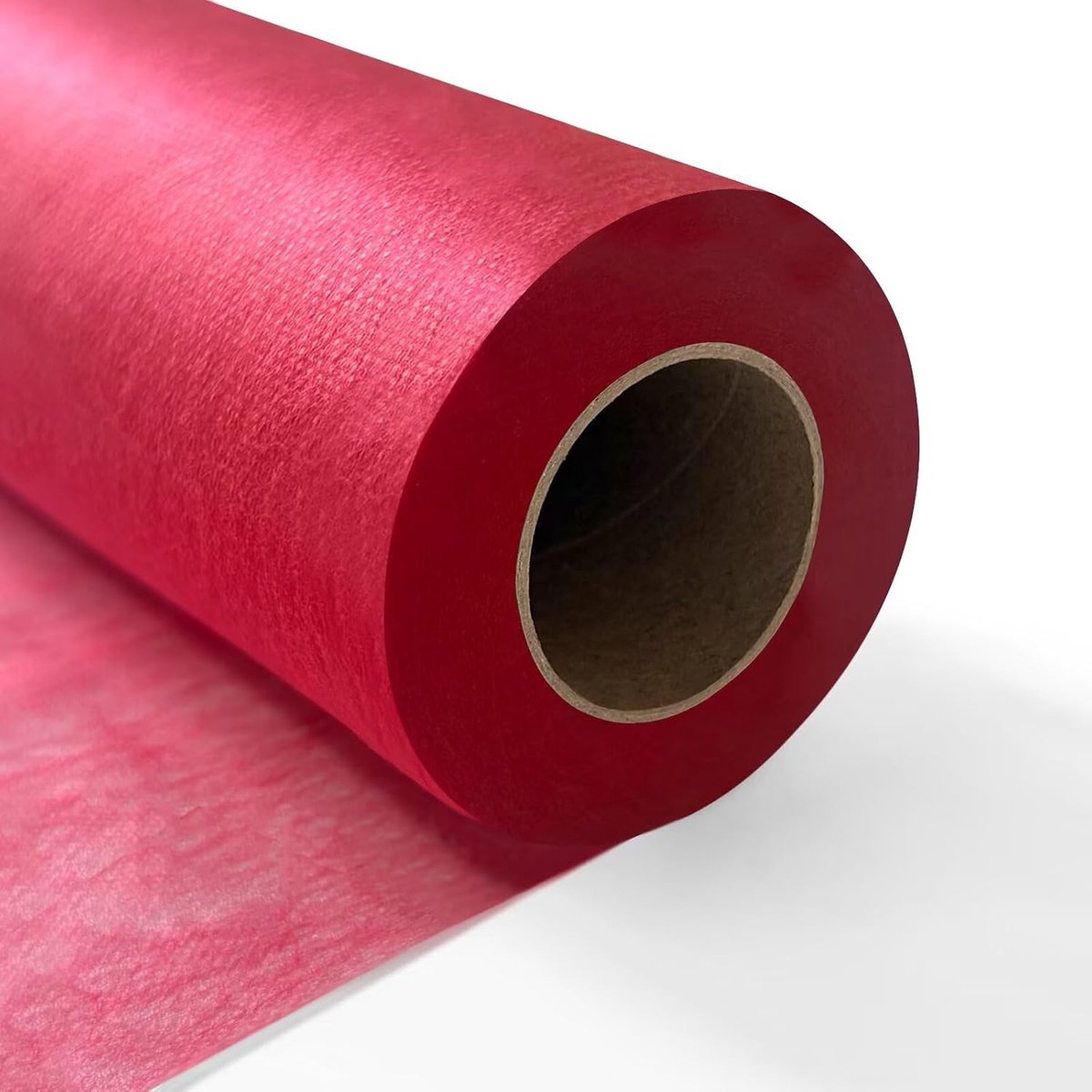 Tafelloper van vlies, tafelband, decoratief tafelkleed, veelzijdig, 30 cm x 50 m, rood, voor bruiloften, verjaardagen, feesten, tafeldecoratie, elegant en eenvoudig te personaliseren