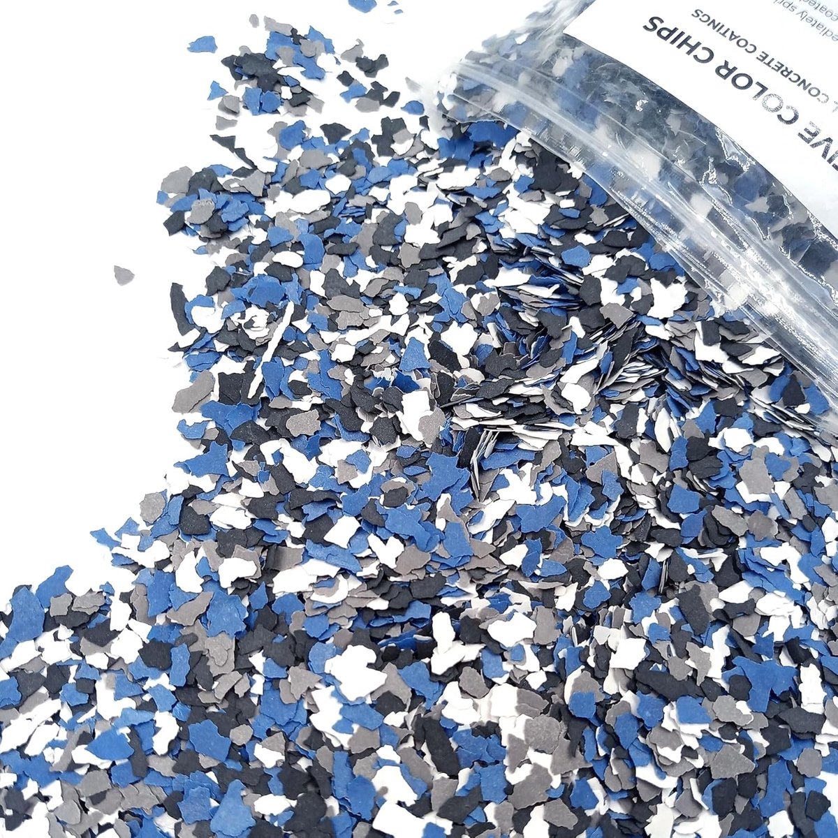 454G/1LB Blend Decoratieve Kleur Chips Beton Vloer Coatings Decoratieve Verf Vlokken Rock Plakjes Voor Muren Garage Vloer Verf Interieur Exterieur Vloeren Huis Verf