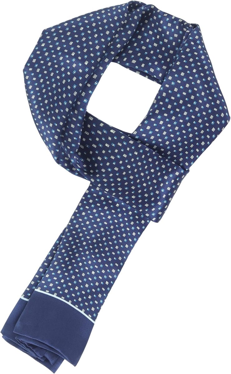 100% Zijden Sjaal voor Heren 11 Momme Zijde Satijn Dubbelzijdig Herensjaal voor Lente Zomer Herfst Casual Business 155 x 26 cm