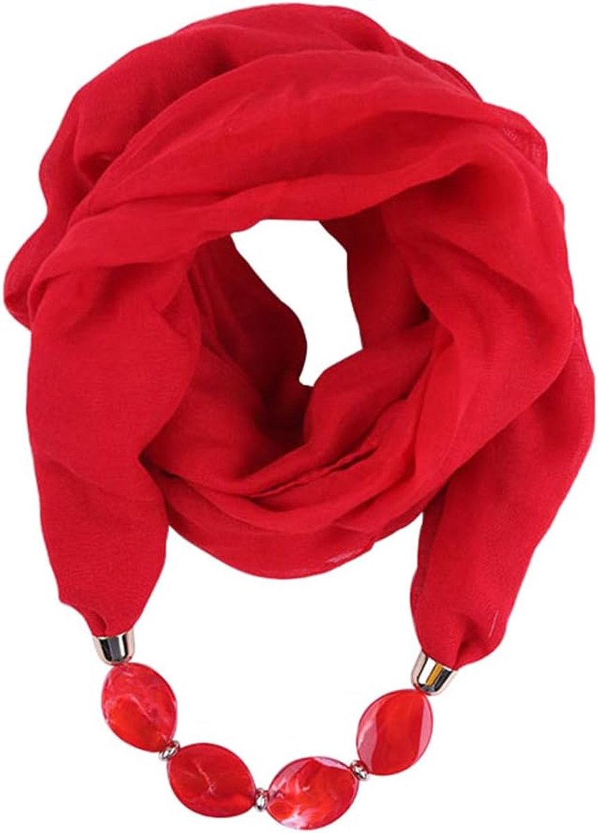 Dames Doeken Ketting Modesieraden Hanger Sjaals Zonnebescherming Vintage Boheemse stijl Ketting Kwasten Sjaal Ketting Halsdoeken Kleding Elegante Sjaal Wrap Pashminas 180 x 48 cm