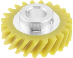 Mixer Wormwiel Vervanging Geel Compatibel met KitchenAid 5KSM150 5KSM45 5KSM90 5KSM125 5KSM175 5KSM185 5KSM156 5K45SS