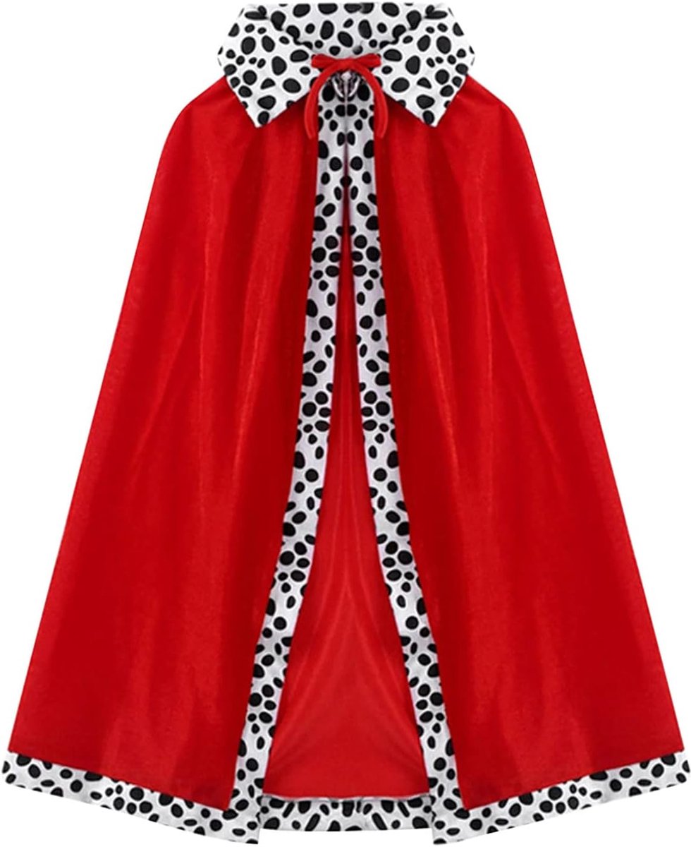 Prins cape voor kinderen, koningin cape, koningin, koningin, koningin, kostuum voor Halloween, carnaval, themafeest, rollenspel, podiumoptredens, 80 cm