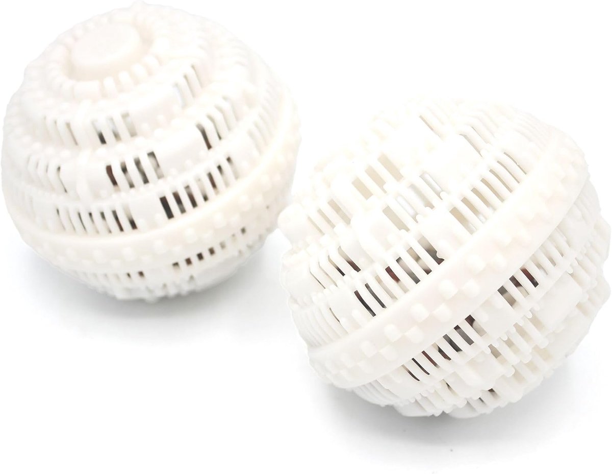 - Waskogels "Eco" – zuinig – 2 stuks – natuurlijk – keramische ballen – voor wasmachine – reiniging – eco-logica – herbruikbaar – 10 x 11 cm – REACH-gecertificeerd
