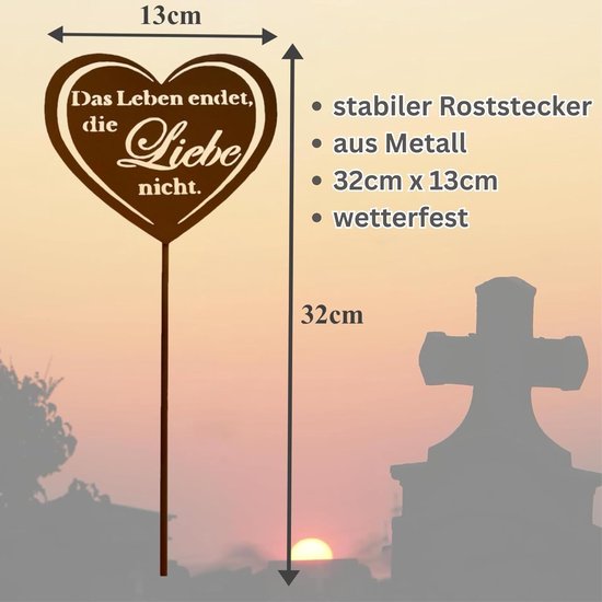Tuinsteker vogel met kroon 34 cm / roeststekker weerbestendig tuindecoratie outdoor — afbeelding 2