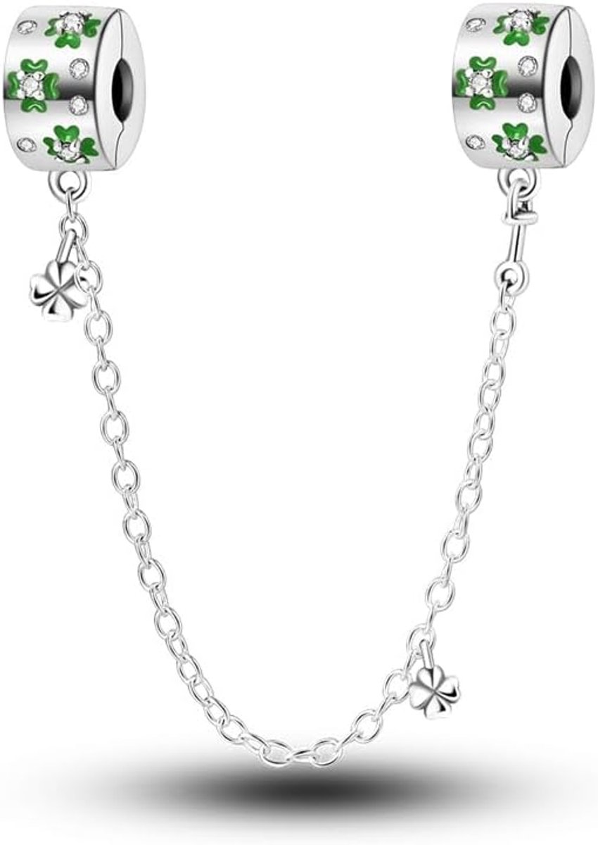 925 Zilveren Veiligheidsketting Pandora Bedels Armbanden Leuke Sieraden Gift voor Vrouwen Fashion Bengelen Hanger Kralen
