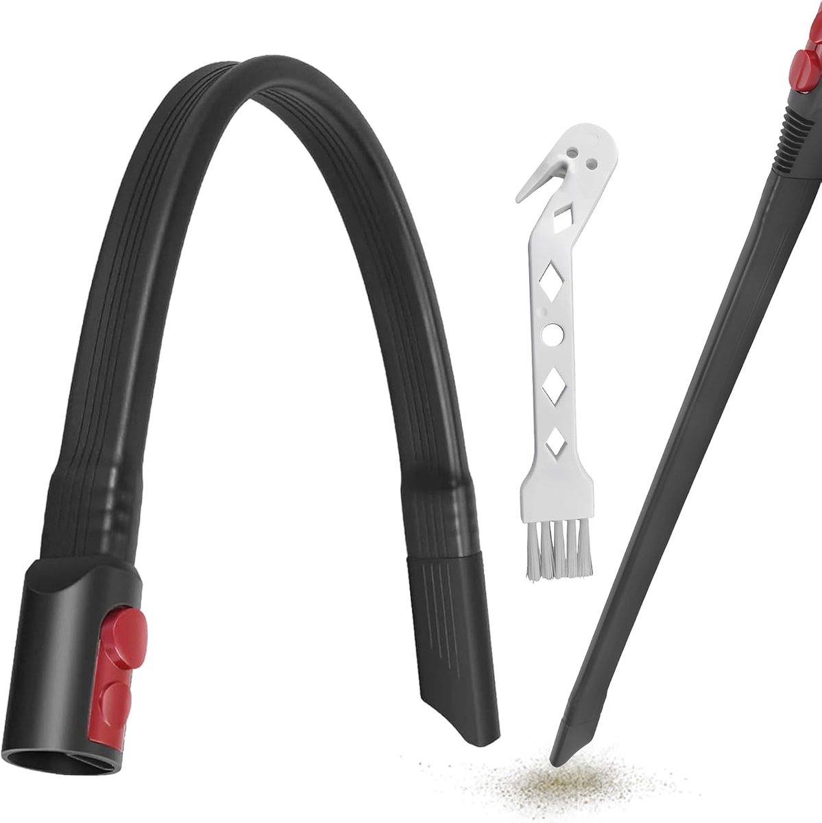 spleetmondstuk voor Dyson V15, V12, V11, V10, V8, V7, Gen5, stofzuigeropzetstuk 58 cm lang plat mondstuk verlenging, mondstuk, accessoires, stofzuiger, voegenzuigmond voor reiniging onder de