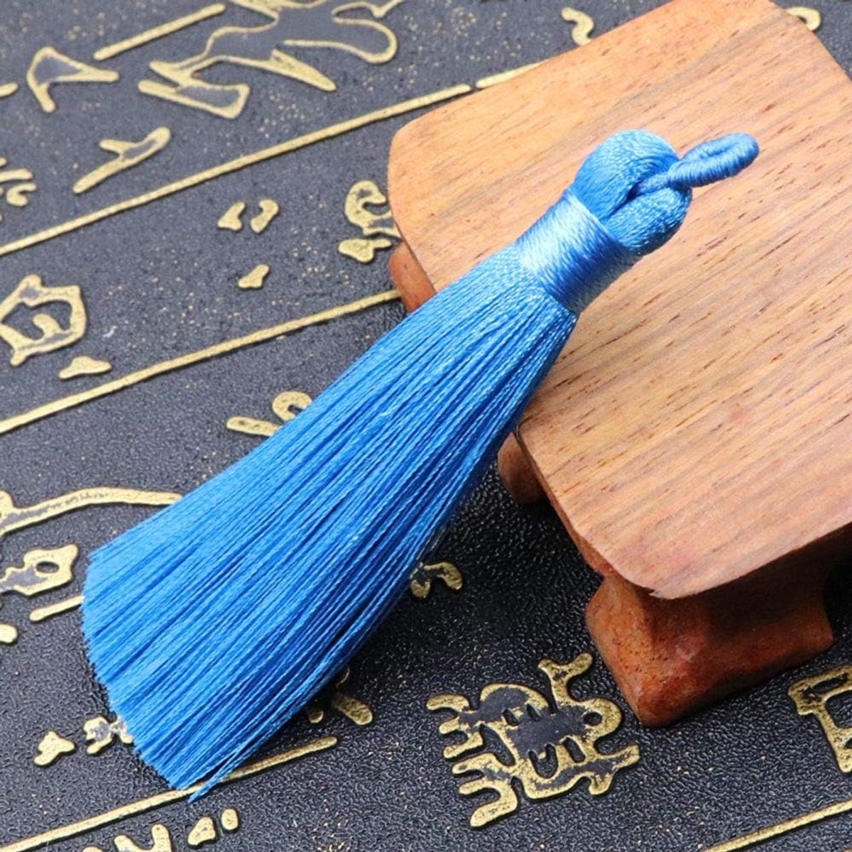 Kwastjes Handgemaakte Sleutelhanger Kwastjes Bulk Charms Hanger Fringe Trimmings met Loops DIY Projecten, Bookmark Tassel Handgemaakte Zachte Ice Silky Kwastels