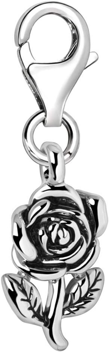 Verzilverd Hartjes Thema Charm Bedel Hangers voor Armbanden en Accessoires