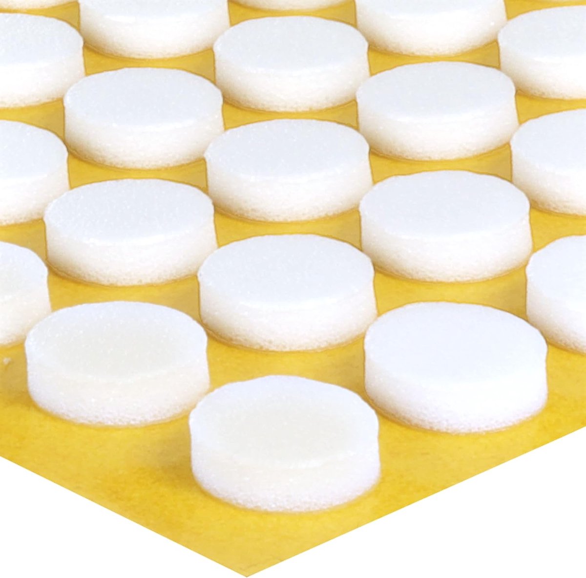 SCHUIMPADS zelfklevend | ronde schuimkleefpunten | eenzijdig klevend | dikte 3 mm | deurstopper, aanslagbuffer, geluidsstopper/Ø 10 mm, 84 stuks