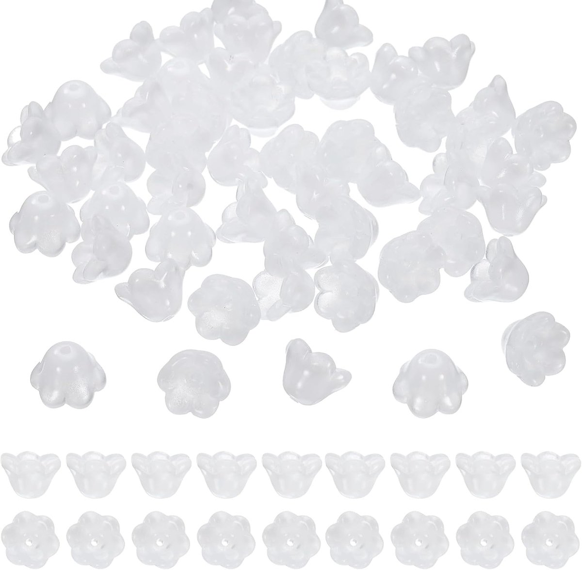Kralen voor het maken van sieraden, losse kralen, witte jade