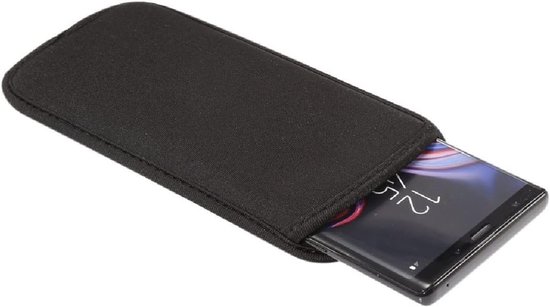 Draagtas Neopreen Waterdichte en Schokbestendige Sokhoes, Dunne Draagtas voor Samsung Galaxy Buddy 2 (2022) - Zwart — afbeelding 3