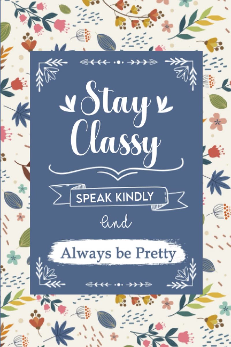 Classy Notebook: Blank Notebook/Journal