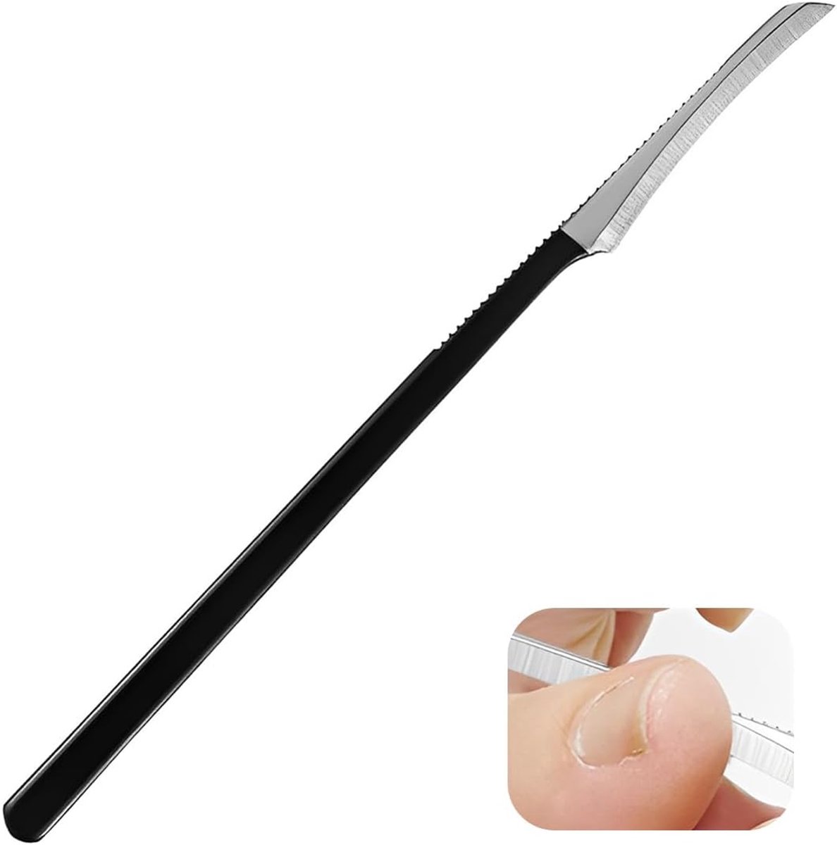 Professionele eeltschraper, aangescherpt scalpel van roestvrij staal, eeltverwijderaar, pedicureschraper voor het zacht verwijderen van eelt voor voetverzorging