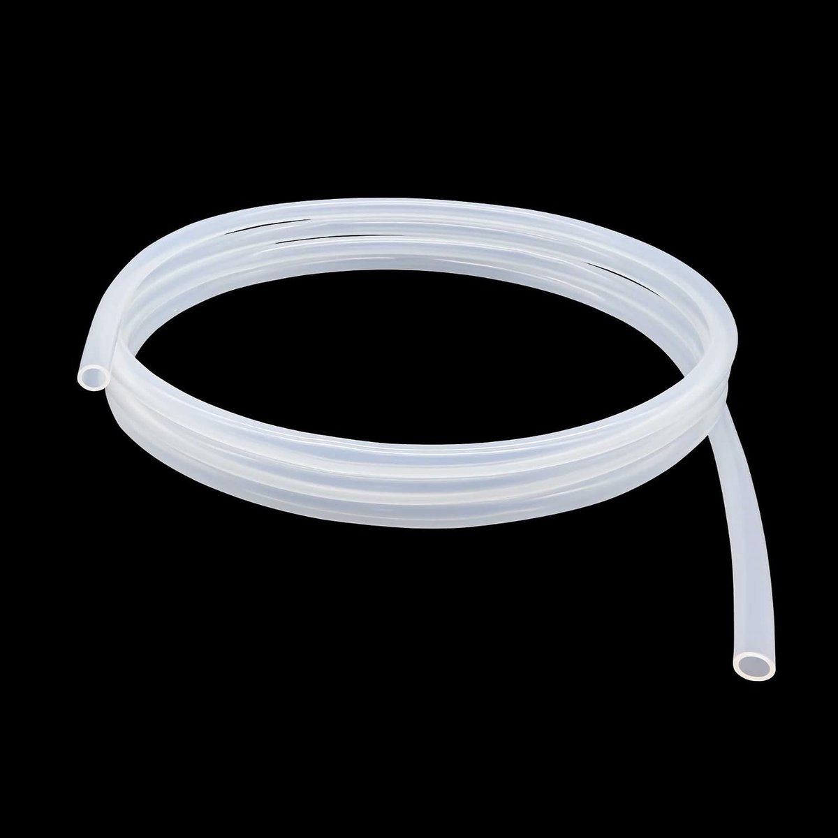 slang, 3 mm ID x 6 mm OD, lengte 3 meter, voedselveilige flexibele siliconen slang, water-luchtslang, voor pompoverdracht