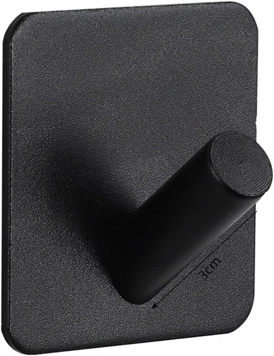 Haken Sleuteldoek Badkamer Keuken Hardware Rek Plank Tas Haak Organizer (Color : BK1PCS)