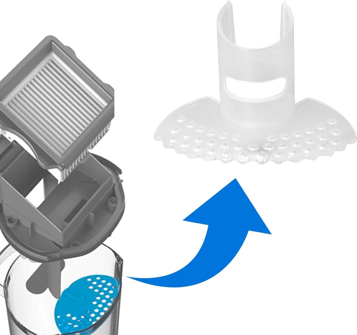 Vervangingsfilter voor Tineco Floor ONE S3/IFloor 3 Natte en Droge Stofzuiger, Vuil Water Tank Deksel Accessoires Onderdelen