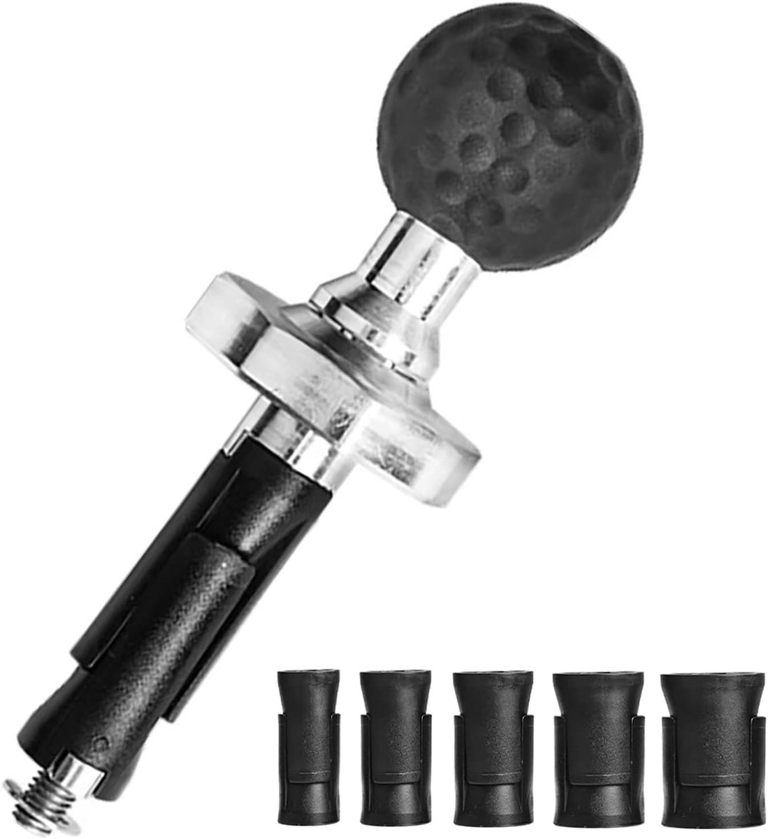 iMESTOU Motorfiets voorvork stuurpen, 1 inch kogelbasisadapter, past op Ram B-formaat telefoons, 12-30 mm stuurgaten, compatibel met Yamaha, Kawasaki Ninja, BMW, Suzuki, Ducati