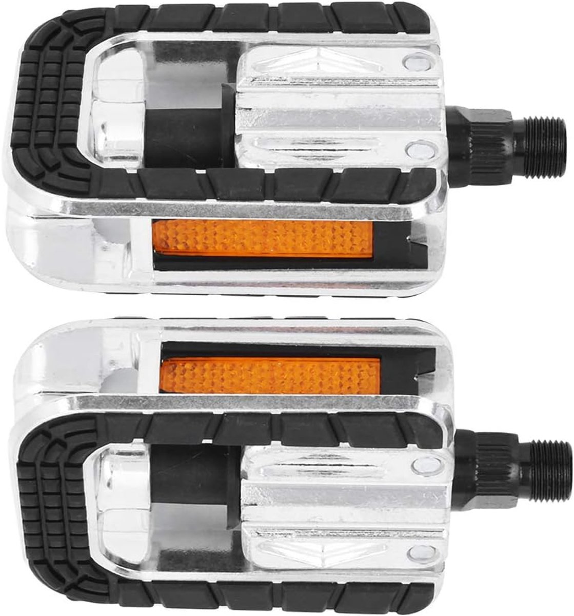 K1155 180 ° bidirectioneel Mountainbike-vouwpedaal Outdoor Anti-slip Fietspedaal vervangen met reflecterende strip Fietsenrekken en opslag