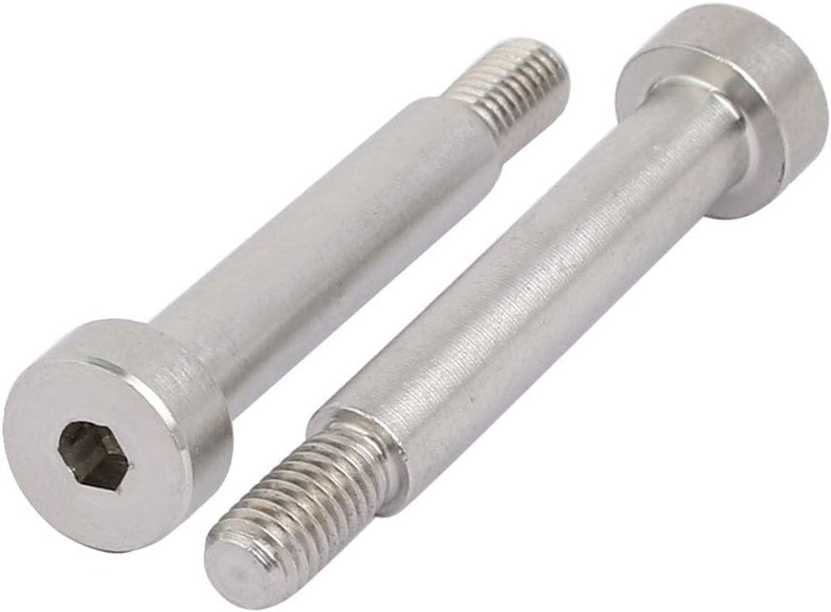 sourcing map bouten met binnenzeskant, 6 mm diameter uitsteek 30 mm lengte uitsteek M5 schroefdraad 5 stuks