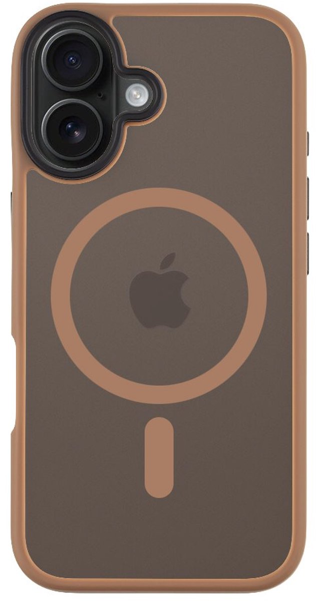 Tactical MagForce hoesje - Geschikt voor iPhone 16 - Mocha Mousse
