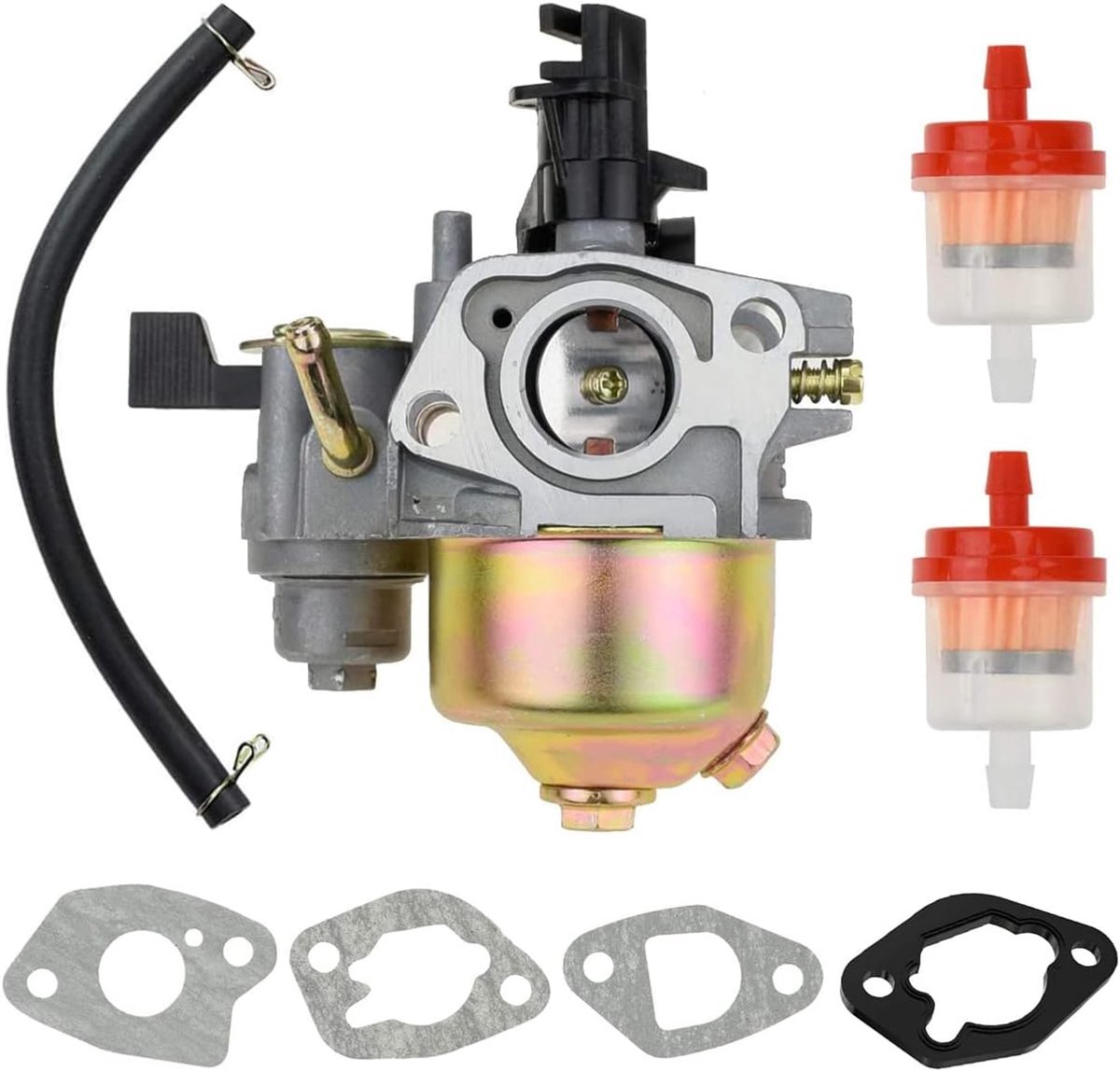Carburateurkit voor Honda GX120 GX160 GX200 5,5 PS 6,5 pk motor voor havenvracht 212 173 R210 196 cc 208 cc 212 cc motor en meer