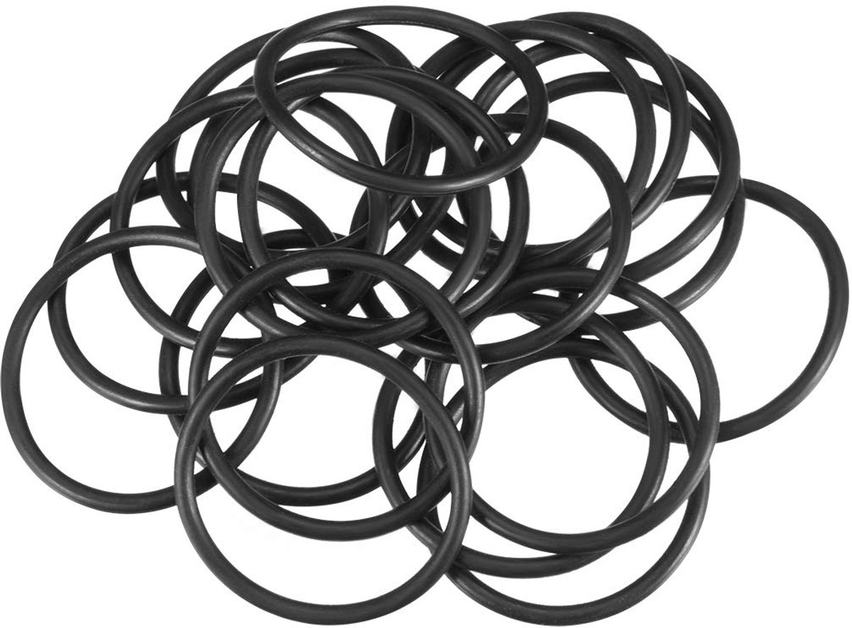 O-ringen nitrilrubber 6 mm x 10 mm x 2 mm afdichtringen afdichting 26mmx30mmx2mm