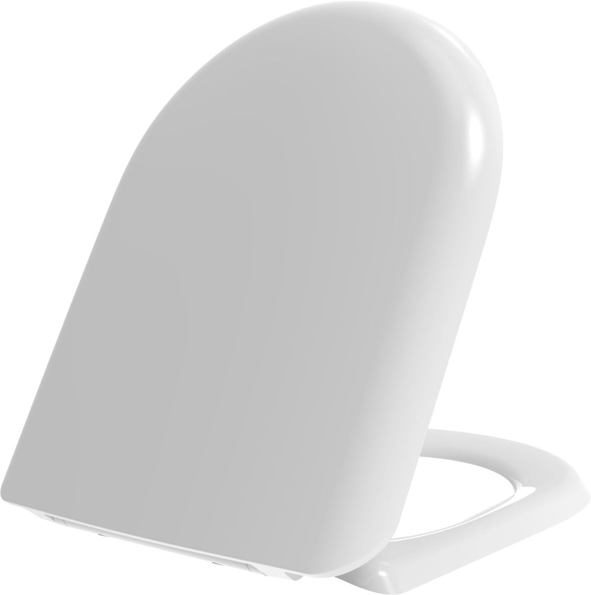 Toiletbril 515239 passend voor Villeroy & Boch Magnum, met automatische sluiting en afneembaar voor reiniging, duroplast (wit)