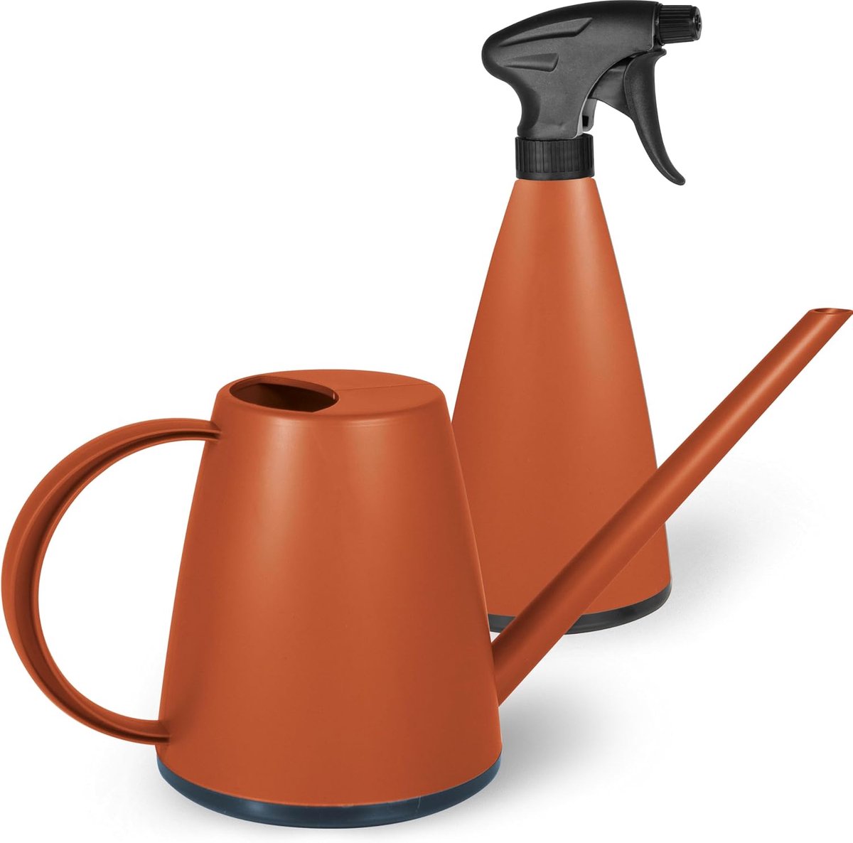 Lucky Lava Gieter 1L set incl. MINI Lava handverstuiver 0,79 l | spuitfles & gieter voor kamerplanten en tuin | irrigatie en plantenverzorging | verstelbare sproeikop | binnen en buiten