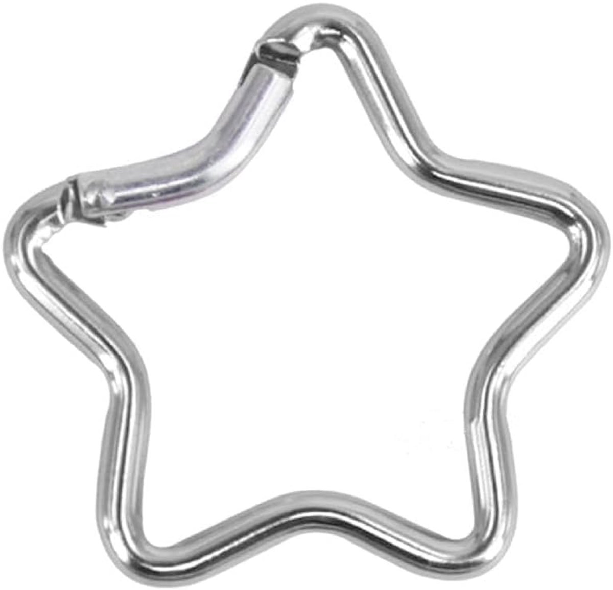 Ster-karabijnhaak van aluminiumlegering, zwaar belastbare kliksluiting voor kamperen, wandelen, vissen, reizen, meerkleurig