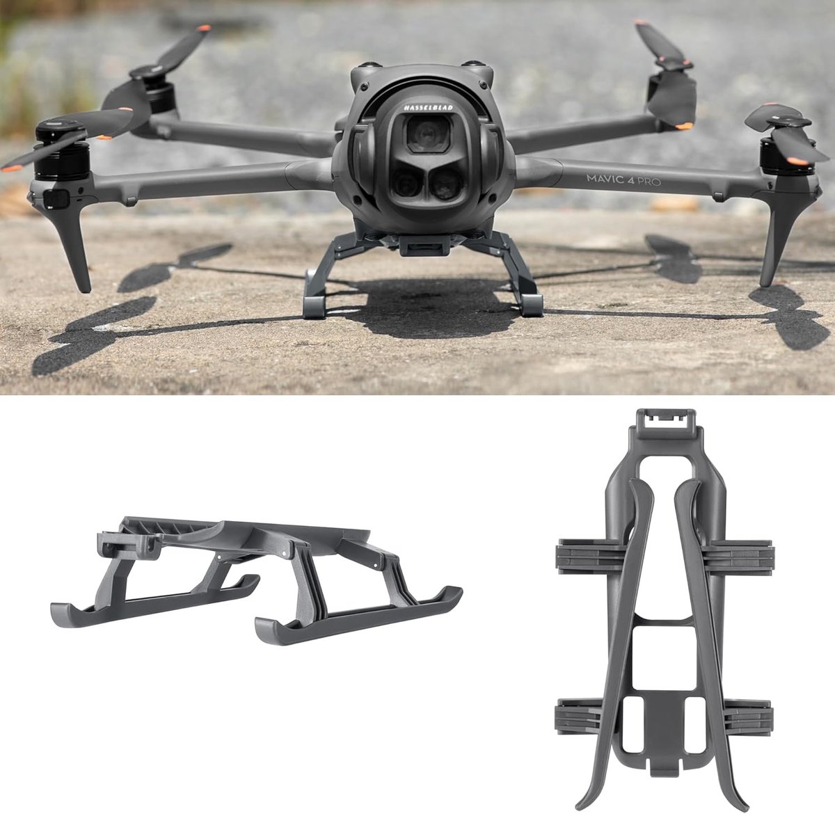 landingsgestel voor DJI Mavic 4 Pro Drone Verlengde benen Hoogteverbeteringsstatief Sledestijl Hoogte verhogende beugel Kickstand