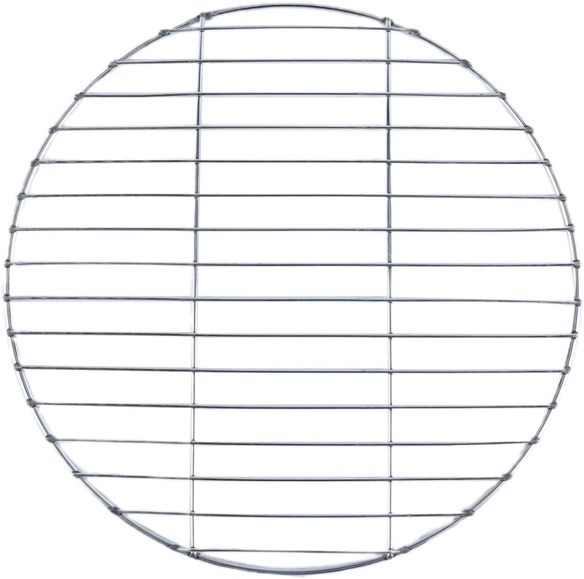 barbecueroosters van roestvrij staal, diameter 30 cm, rond barbecuerooster ter vervanging van vuurkorven, buiten koken en familiebijeenkomsten