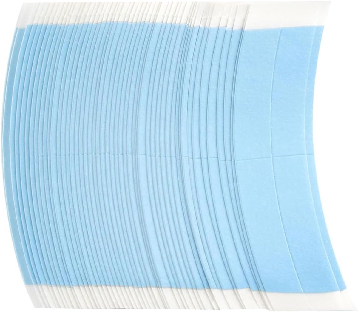 36 stuks dubbelzijdig plakband voor pruiken Wig Glue Tape Onzichtbaar Waterdicht Extra voor kant-en-klare pruik Bevestiging van pruiken Extensions Pruiken accessoires voor het fixeren, Blauw