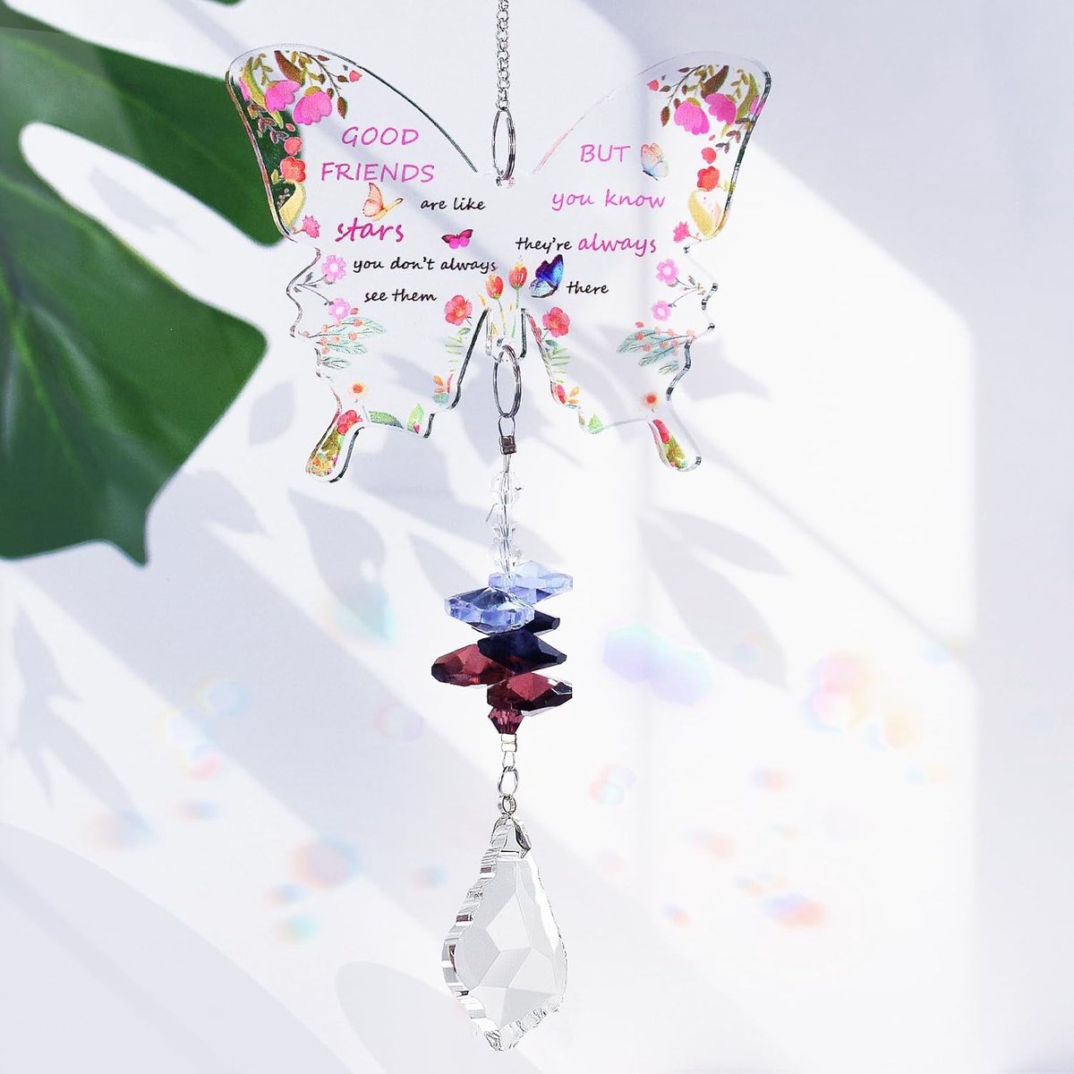 Cadeaus voor vrouwen, kristallen zonnevanger, spiritueel verjaardagscadeau voor vrouwen, beste vriendin, Kerstmis, jubileum, afstudeercadeau