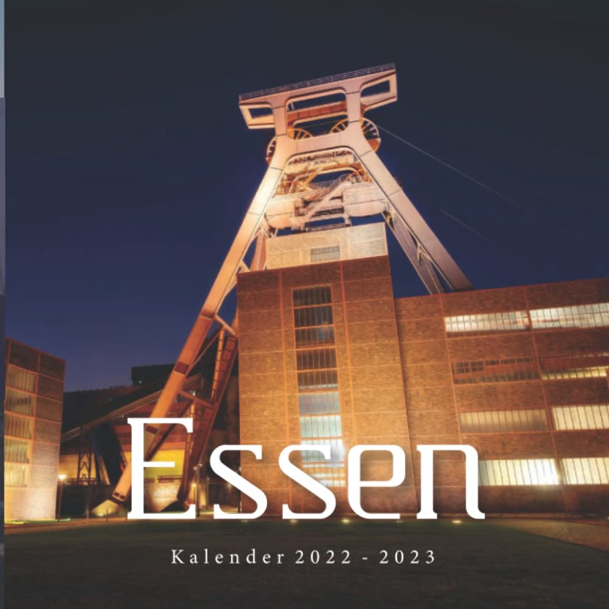 Wandkalender 2022-2023 8.5x8.5 inch - Essen ontwerp - Perfect als cadeau - Organiseer je jaar - SnelShoppen