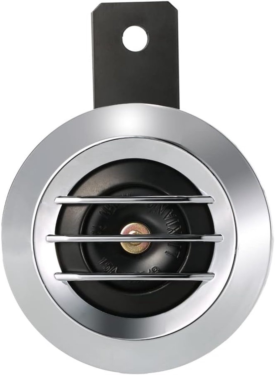 Universele Motorfiets Elektrische Luid Hoorn Sirene 12 V 110DB Waterdichte Ronde Hoorn Speaker met Stand