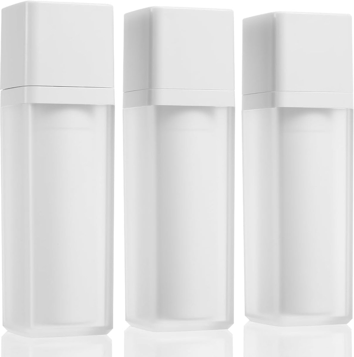 3 Stuks Lotion Vacuüm Flessen Reizen Houder Reizen Lotion Containers Reizen Opbergflessen Draagbare Cosmetische Huidverzorging Herbruikbare Reusable Plastic