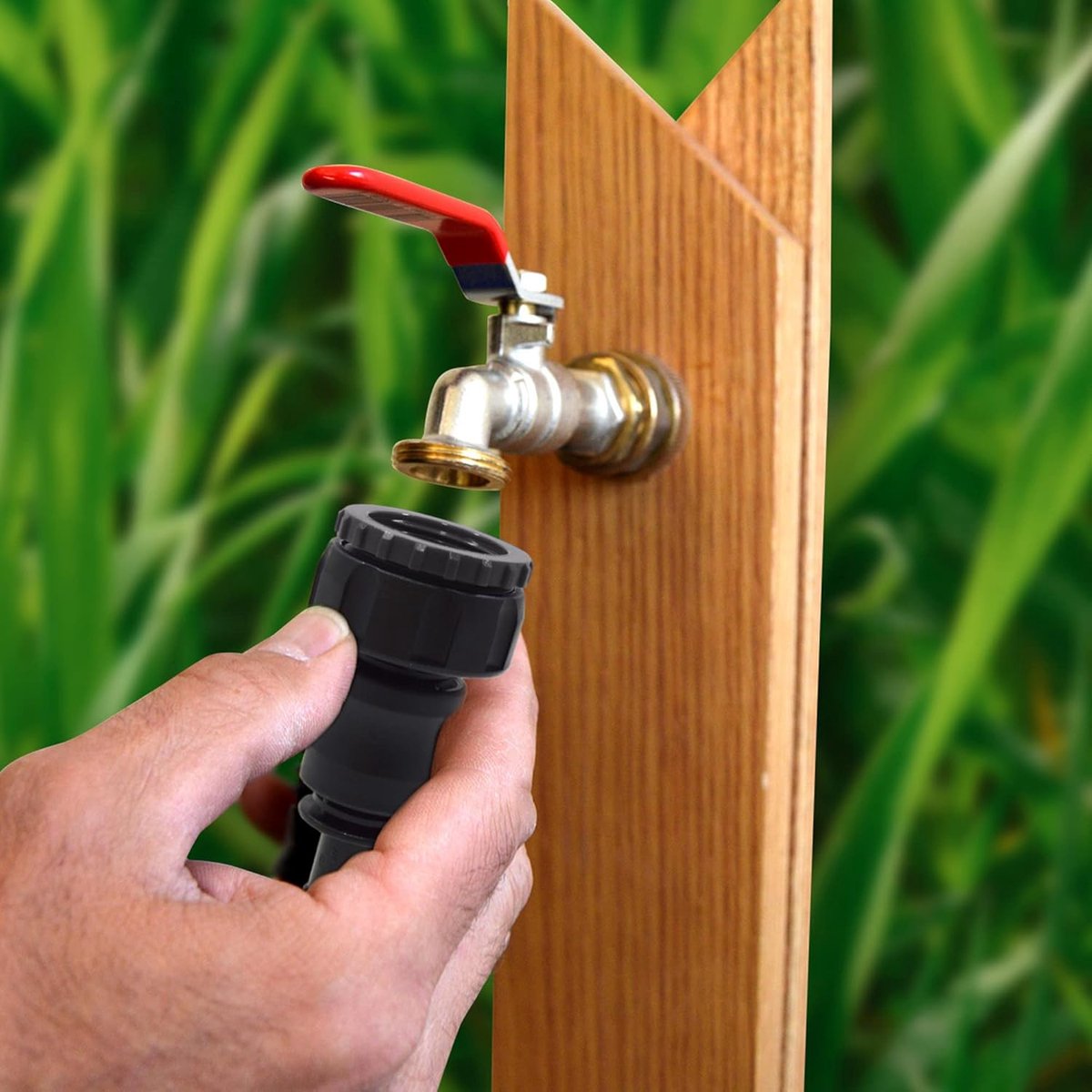 544651 Automatische aansluiting op buis 16 mm met 3/4" of 1" stopcontact