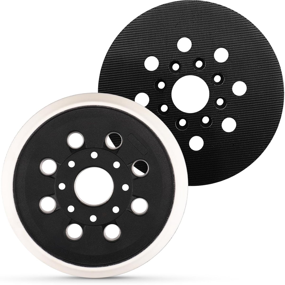 2 stuks 125 mm professionele schuurschijf voor Bosch GEX 125-1 AE, 8-gaats klittenbandsteunschijf, schuurschijf, schijf voor PEX 220 A & AE, excentrische schuurmachine, schuurplaat.