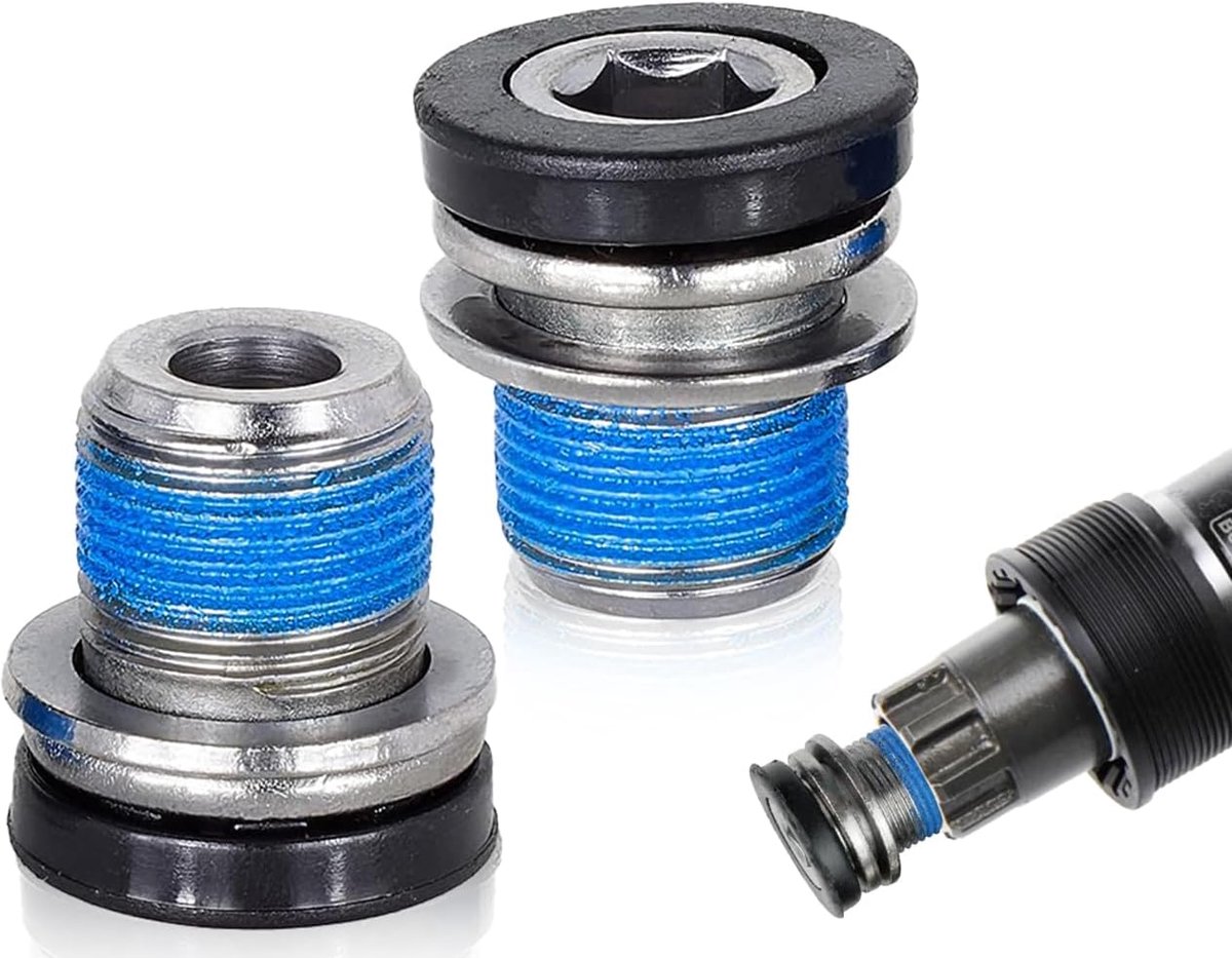 Schroeven met afdichtingsring, M15 trapas schroeven met schroefslot Compatibel met Bosch E-Bike