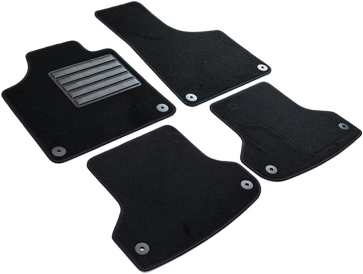 Vloermatten van fluweel voor Audi A3 (8P) & SPORTBACK 05.2003>09.2012