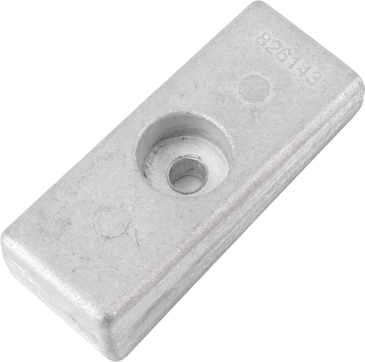 Aluminiumlegering Wedge Anode 826134 826134Q Vervanging Fit voor Mariner Buitenboordmotor met Goede Oxidatie en Corrosieweerstand, Geschikt voor Boten in Pekel, of Zout Water