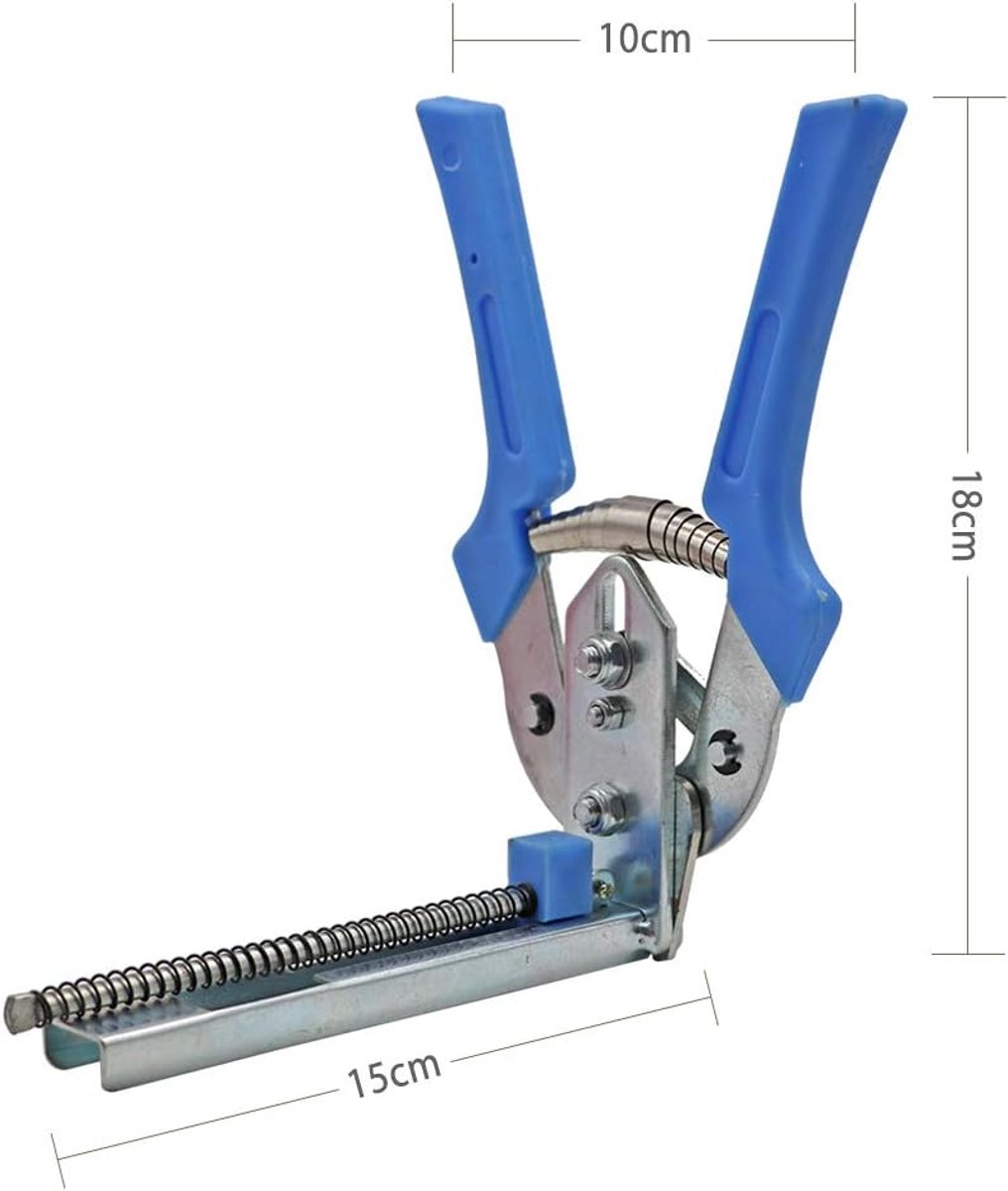 Ring Tang Met 600 STKS M Clips - Huisdier Kooi Installatie Gereedschap Voor Kip, Kwartel, Vogel, Kat, Hond, Konijn en Andere Dieren