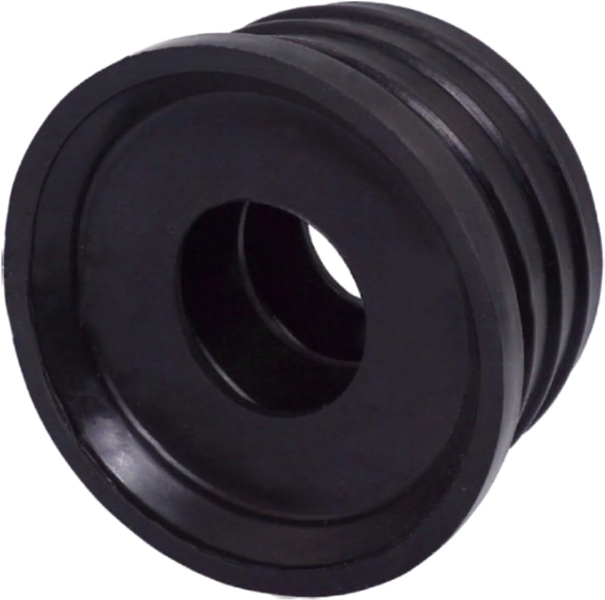 Mf zwart 50 x 25 mm voor uitlaatpijp rubber connector adapter verloopstuk