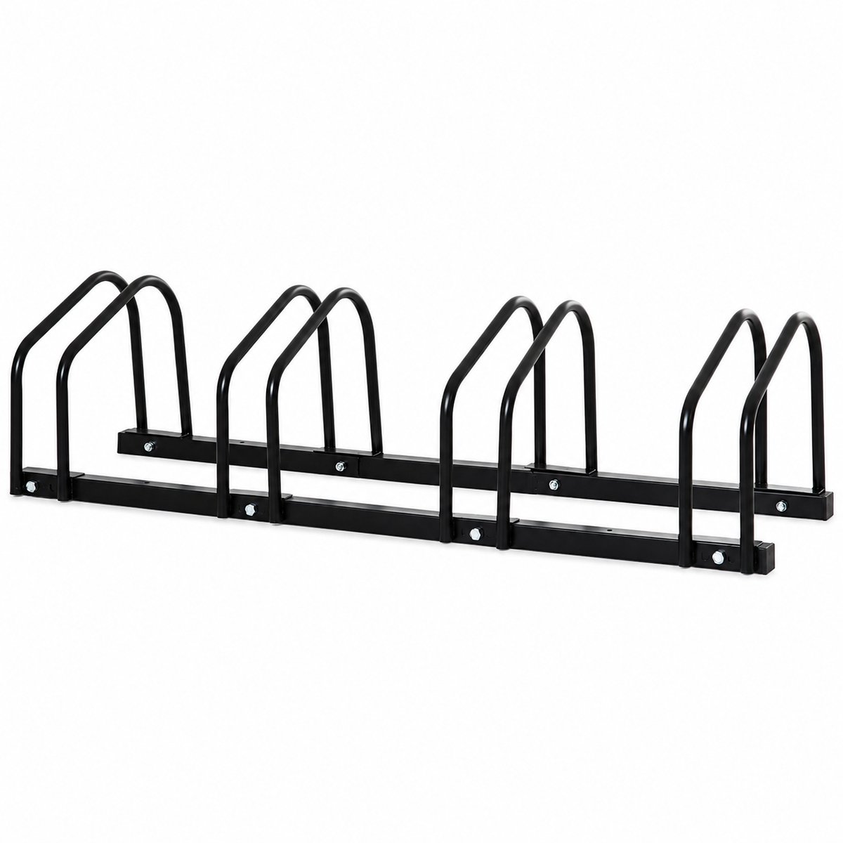 Sello! fietsenrek – fietsrek – weersbestendig – wand/vloermontage – ruimtebesparend – banden tot 65mm – L110 × B33 × H27cm – staal