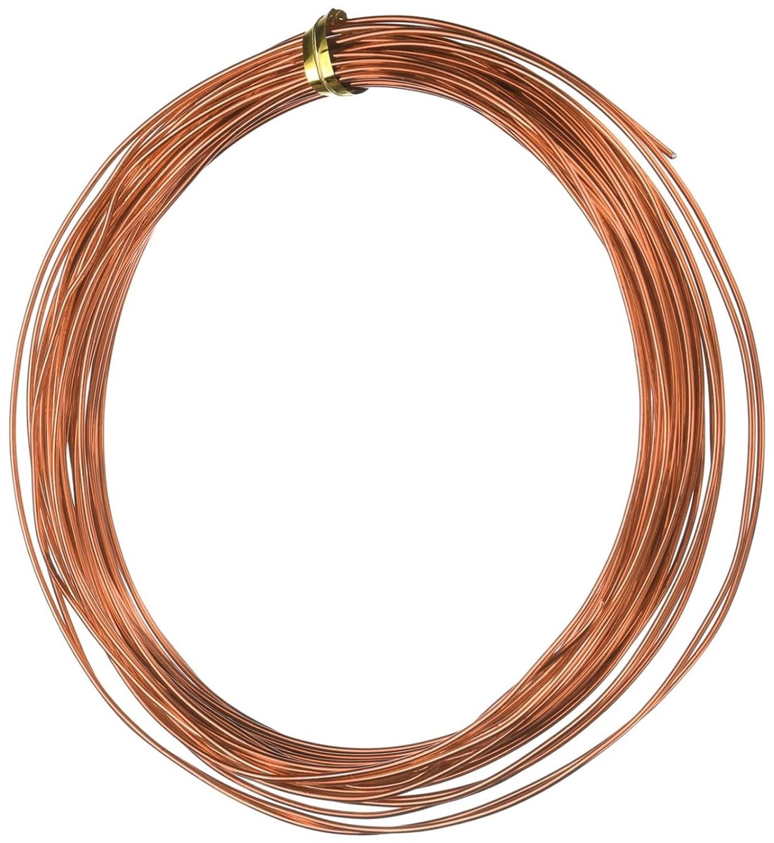 Draad, 1 mm, 18 gauge, 10 m (10 m), flexibele metaaldraad voor het maken van sieraden, het maken van bonsai van bloemen, lichtbruin