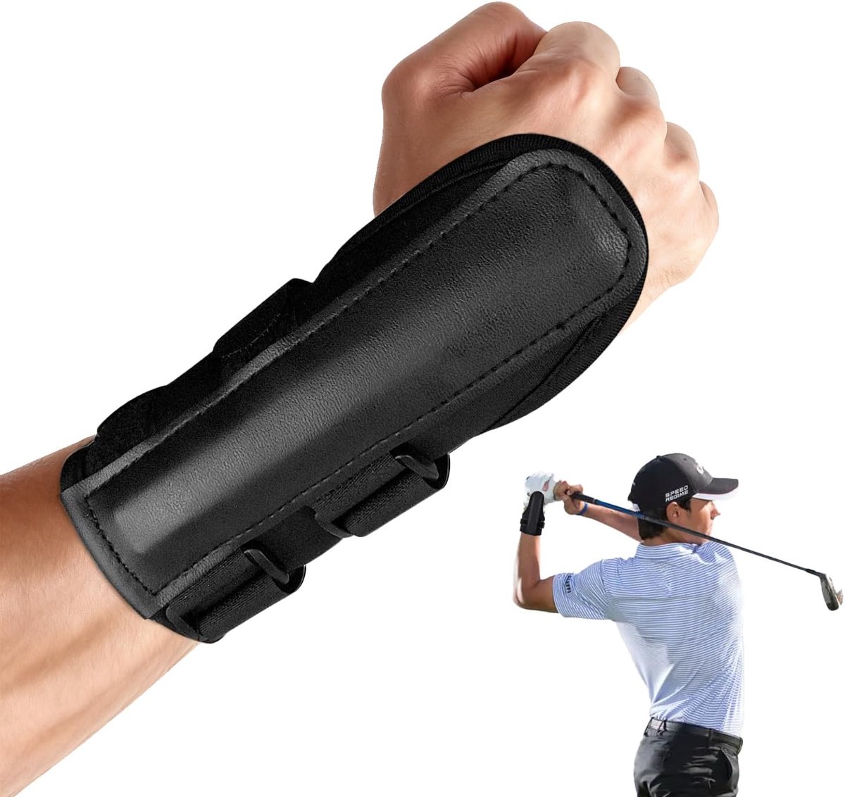 Pols Trainer - Swing Corrector & Actie Fixator voor Beginners (Links/Rechts), Lichtgewicht 45g Neopreen Ondersteuning, Houding Trainhulp